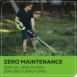 Greenworks 40V Cordless String Trimmer + Leaf Blower Combo Kit, 2.0Ah Battery and Charger Included