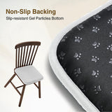 Chair Cushions for Dining Chairs, Set of 4 Memory Foam Seat Cushions with Non-Slip Backing & Ties