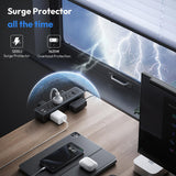 NTONPOWER Desk Clamp Power Strip 10 FT, 20W USB C Fast Charging Station