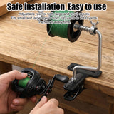 Fishing Line Spooler, Portable Fishing Reel Spooler Adjustable Tangle-Free Line Winder Spooling Station for Spinning & Baitcasting Reels