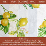 Maison d' Hermine Apron for women with Pocket 100% Cotton 27.50"x31.50" 1 Piece Adjustable Neck Strap & long ties Apron Men, Chef, Wedding, Cooking, Gardening, Server Spring/Summer (Limoncello)
