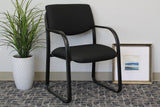 Boss Office Products Fabric Guest Chair in Black (B9521-BK)