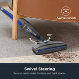 Eureka Corded Stick Vacuum Cleaner for Home Pet Hair, Lightweight Stick Vacuum Cleaner with Powerful Suction for Carpet Tile and Hard Floor, Blue, 3-in-1 Handheld Vac NES312