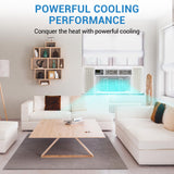 8,000 BTU Window Air Conditioner,Cool Rooms Up to 350 Sq.Ft.,Smart Window AC Unit with Smartphone App or Remote Control,3 Fan Mode,Sleep&ECO Mode,Washable Filter,for Bedroom Apartment Office,New R32