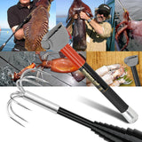 SANLIKE Octopus Fishing Gaff (Red, 10FT)