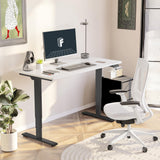 FLEXISPOT E6 3-Stage Dual Motor Electric Standing Desk 55 x 28 Sit Stand Up Desk, Holds 220 lbs, Adjustable Height w/Memory Presets, One-Piece White Desktop & Black Frame, Ships in 2 Boxes