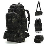 King'sGuard 100L Camping Hiking Backpack Molle Rucksack Military Camping Backpacking Daypack King'sGuard