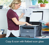 Brother L-2390DW Series Compact Monochrome Laser All-in-One Laser Printer, Wireless, Mobile Printing, Auto 2-Sided Printing