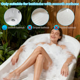 Bubble Bath Mat,Bubble Bath Massager for Smooth Bathtub – 3-Speed Adjustable Tub Spa Massager with Non-Slip Suction Cups and Remote Control – Ideal for Stress, Sore Muscles & Total Relaxation