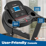Winfita Treadmills with 0-15% Auto Incline for Home, Folding Treadmill with 300 lbs Capacity, 10 MPH Speed, 50'' x 18'' Wide Belt, APP,64 Programs, Pulse Monitor, BMI Detector for Home Use