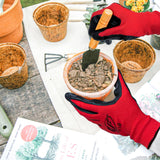 120 Pairs Gardening Work Gloves Bulk for Men Women, Breathable Nitrile Rubber Coated Garden Gloves, 9.1 Inch