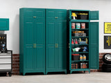 Polup 90" Pantry Cabinet, Tall Metal Storage Cabinet with Doors and Shelves