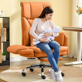FelixKing Office Chair, Flip Armrests for Pets Criss Cross Legged,Brown