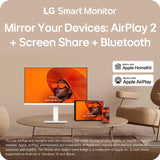 LG 27U730SA-W 27-Inch Smart 4K UHD (3840 x 2160) IPS Computer Monitor, HDR10