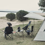 Damei century 4Pack Folding Camping Chairs-Lightweight, Installation-Free, Portable Chair for Beach, Lawn, Outdoor Sports,Black