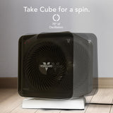 Vornado Velocity CUBE 5 OSC Whole Room Space Heater with 70º Oscillation, Remote Control, Vortex Heat Circulation, LED Touch Controls, 1-12 Hour Timer, Advanced Safety, Auto-Climate Control, White