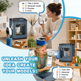 TINA2 Plus 3D Printer with WiFi Cloud, HEPHI3D DIY 3D Printers 250mm/s High Speed, Auto Leveling Mini 3D Printer for Beginners and Kids