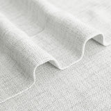 Macochico Extra Wide Pinch Pleated Linen Curtains for Sliding Door Patio Doors with Tieback, Natural Living Room Bedroom Curtain Privacy But Let Light in, 120”Wx96”L, White, 1 Panel