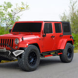 OEDRO Paintable Running Boards Fit for 2007-2018 Jeep Wrangler JK 4 Door
