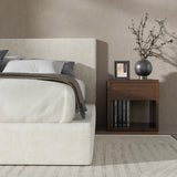 RECCI AirFrame King Size Upholstered Bed Frame with Plush Padded Headboard