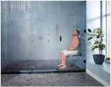 Delta 5SE-SBS-6 Universal Showering Tilt Up Shower Seat - Lumicoat Chrome