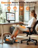 YOSUDA Under Desk Elliptical with 10 Level Resistances, Motorized Ellipse Leg Exerciser for Seniors Fully Assembled, Seated Pedal Exerciser with Remote Control & Non-Slip Pedals YOSUDA