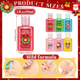 Sacubee 48 Packs Christmas Mini Hand Sanitizer Bulk Travel Size Xmas Gifts