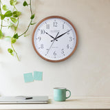 La Crosse Technology Atomic Analog Wall Clock, Wood, 12.80" (404-50447)