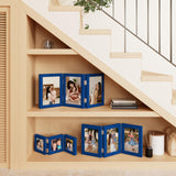 decorUhome Blue Triple 6x4 Picture Frame Horizontal, MDBU08