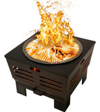 Fire Beauty Stove Bonfire with Stand, Smokeless Fire Pit | Wood Burning Firepit with Ash Pan, Portable Outdoor Firepit Fire Beauty