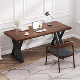 Modern Simple Design Executive Real Wood Computer Desk for Home Office, Bedroom & Living Room