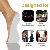 STICKONFEET Premium Feet Pads for Spray Tanning – Disposable Spray Tan Feet Pads – Hygienic and Easy-to-Use Foot Protectors Designed for Salons and Mobile Spray Tanning Professionals - 60 Pairs