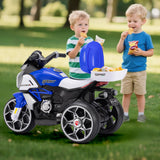 Winfire 6V Kids Electric Motorcycle, 3 Wheels Ride on Motorbike for Boys Girls Ages 3-8, Connect with Phone, Electric Toy Motorcycle with Headlight, Horn, Music, MP3, USB, Kid's Car for Boys and Girls