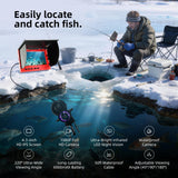 Underwater Fishing Camera with 4.3" HD IPS Screen, 220° Wide-Angle View, 50ft Waterproof Cable – Ideal for Ice, Lake, Boat and Kayak Fishing