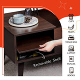 WLIVE Lift Top Coffee Table with Hidden Storage, Adjustable Shelf, Espresso