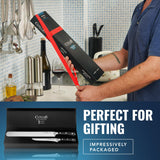 Carving Knife Set for BBQ & Brisket – Razor Sharp German Steel Slicing and Boning Knife for Meat Cutting, Full Tang & Ergonomic Handle – Artisan Series