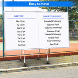 Large Whiteboard for Wall 72"X48", White Board Dry Erase 6' x 4' Magnetic Whiteboard Foldable Wall-Mounted Aluminum Frame Marker Board with a Long Pen Tray for School, Classroom, Office & Home maxtek