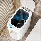 funest Smart Bathroom Trash Can with Lid- 3.5 Gallon Rechargeable Motion Sensor Trash Can