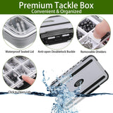 482 Pcs Fishing Tools Kit Fishing Accessories Kit Include Fish Hook Fishing Lures Fish Hook & More (Camo) Seenelling