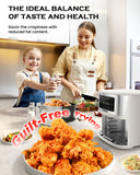 6-in-1 Air Fryer, 7-Qt Large Capacity, 50°F–400°F Precise Temp Control, Non-Toxic PFAS-Free Nonstick, Air Fry