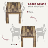 Garvee 71" Farmhouse Dining Table for 6-8 People, Rectangular Kitchen Table