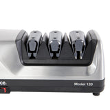 Chef’sChoice Professional Electric Knife Sharpeners Edge Select With 100-Percent Diamond Abrasives And Precision Angle Guides For 20-Degree Straight-Edge and Serrated Knives, 3-Stage, Silver