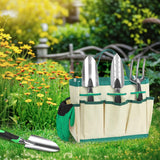 11-Piece Gardening Tool Set, Heavy Duty Garden Tool Set with Storage Bag and Apron, Durable Aluminum Alloy Garden Tools Kit