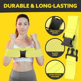 Tribe Lifting Fabric Resistance Bands for Glutes & Legs | 5 Fabric Workout Bands Set | Thick Booty Bands for Squats, Lunges, Hip Training