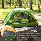 Clostnature Lightweight Backpacking Tent - 2 Person Ultralight Waterproof Camping Tent, 3 Season Large Size Easy Setup Tent for Family, Outdoor, Hiking and Mountaineering