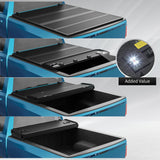 OEDRO Hard Quad-Fold Tonneau Cover Fit for 2020-2026 Silverado 2500 3500 HD