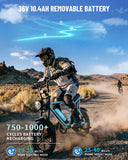 OUXI V8 Electric Bike for Adults, 10.4/15/30Ah Battery, Peak 1000/1500W