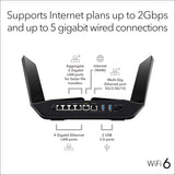 WiFi 6 Router (RAX120) 12-Stream Dual-Band Gigabit Router, AX6000 Wireless Speed (Up to 6 Gbps) NETGEAR