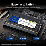 Timetec 80GB KIT (10x8GB) DDR4 2666MHz (PC4-2666V) PC4-21300 SODIMM Laptop RAM – 260-Pin 1.2V CL19 Non-ECC Unbuffered Memory Module for Laptop, Notebook, Mini PC, All-in-One