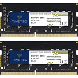 Timetec 16GB KIT (2x8GB) DDR4 2666MHz (PC4-2666V) PC4-21300 SODIMM Laptop RAM